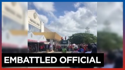 Supporters of Davao del Norte gov hold rally