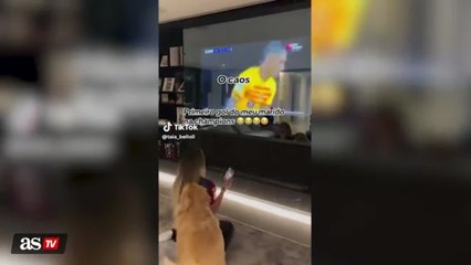Raphinha’s wife’s viral reaction to his Champions League goal