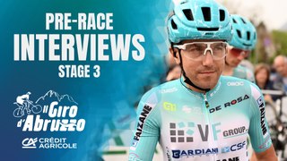 Il Giro d'Abruzzo 2024 | Stage 3: pre-race interviews