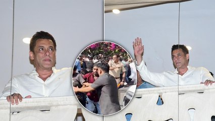 Salman Khan ने इतना इंतजार कराने के बाद पापा Salim के साथ Fans को कहा- Eid Mubarak, Video Viral!