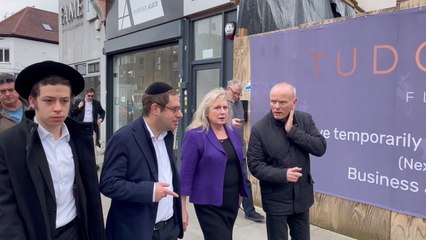 Susan Hall campaigns in Golders Green