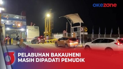 H+1 Lebaran, Pelabuhan Bakauheni Masih Dipadati Mobil Pemudik