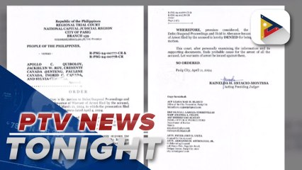 Pasig RTC issues arrest warrant vs. Pastor Quiboloy for qualified human trafficking case