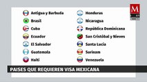 ¿Qué países latinoamericanos requieren visa para ingresar a México?