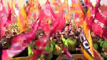 Cientos de trabajadores del campo exigen un sector con "futuro y derechos"