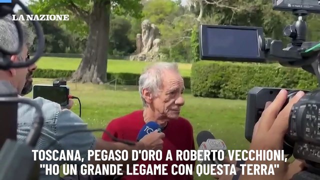 Toscana, Pegaso d'Oro a Roberto Vecchioni, Ho un grande legame con questa terra