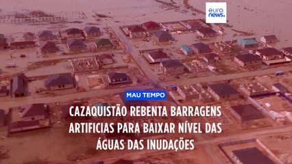 Milhares de casas inundadas no Cazaquistão
