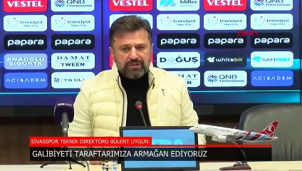 Bülent Uygun: Böyle bir deplasmandan 3 puanla ayrıldığımız için çok mutluyuz