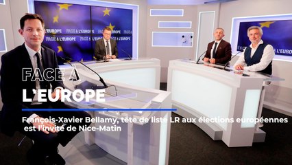 François-Xavier Bellamy, tête de liste LR aux élections européennes  est l’invité de Nice-Matin