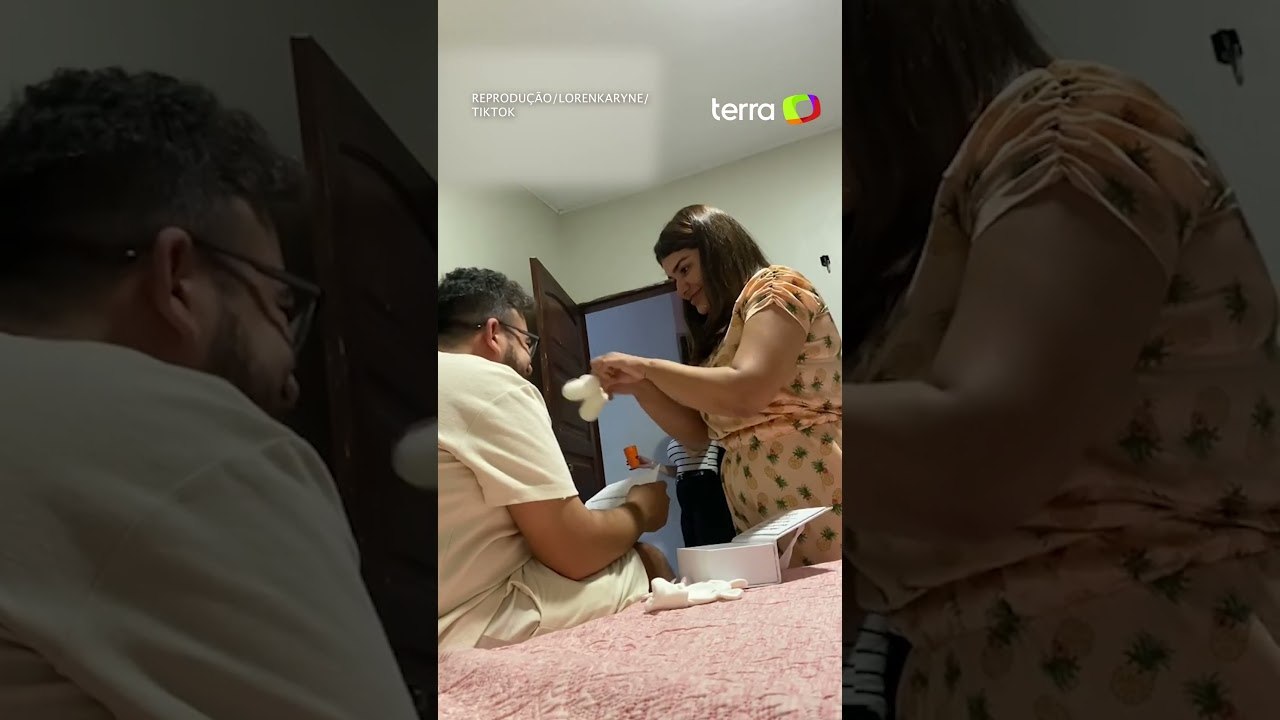Homem passa mal ao descobrir gravidez da esposa, e cena viraliza nas redes sociais #shorts