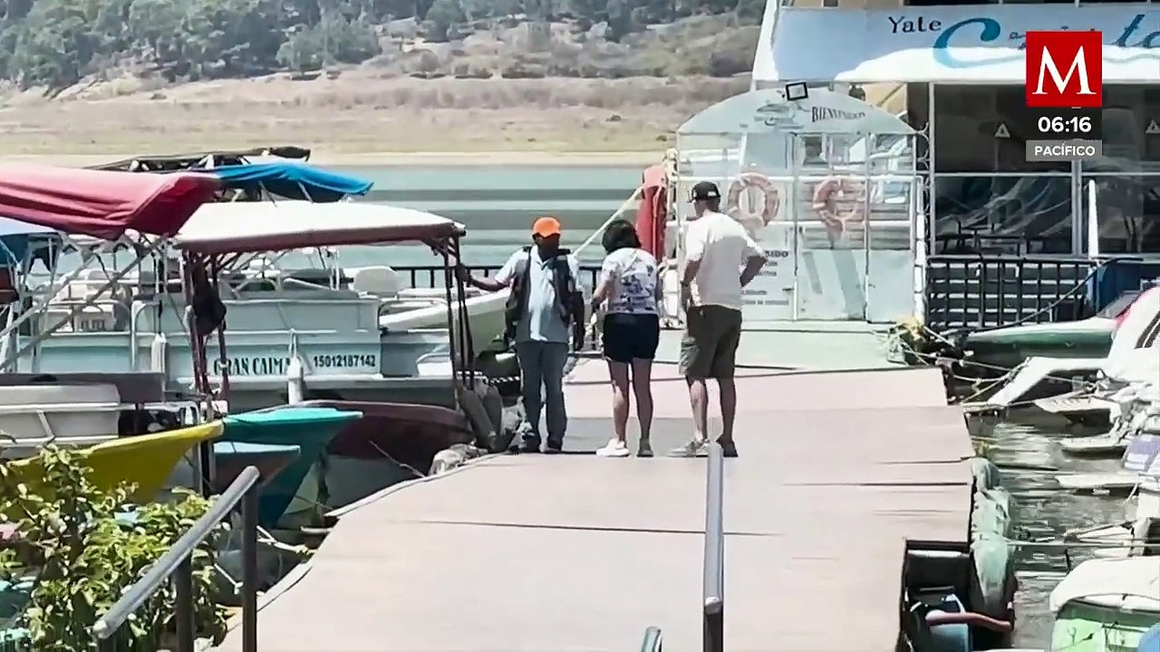 Detienen extracción de agua por sequía en la presa de Valle de Bravo