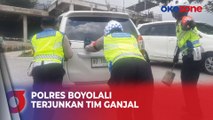 Polres Boyolali Terjunkan Tim Ganjal Antisipasi Mobil yang Tidak Kuat Menanjak