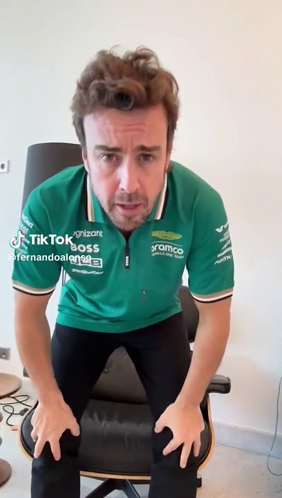 El vídeo que subió Alonso en TikTok segundos antes de anunciar su ...