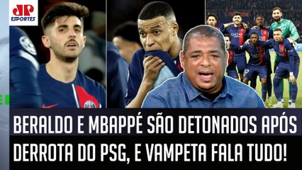 "QUÊ??? Os JORNAIS TÃO FALANDO ISSO do Beraldo e do Mbappé porque..." Vampeta MANDA A REAL sobre PSG