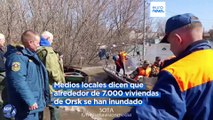 Más de 300 viviendas inundadas en Rusia solo en la última noche