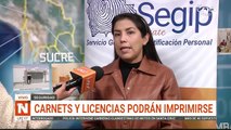 Carnets y licencias podrán imprimirse