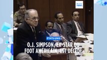 O.J. Simpson, ex-star du foot américain acquitté lors du 