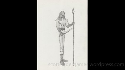 Barbarian Pencil Sketch Video #64 (04-11-2024)