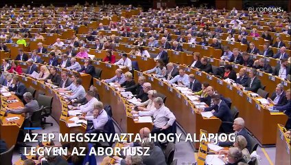 Az abortusz legyen alapjog, szorgalmazza az Európai Parlament