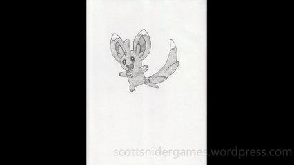 Pokemon Pencil Sketch Video #11: Minccino (04-11-2024)