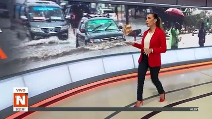 Barrios inundados por la lluvia