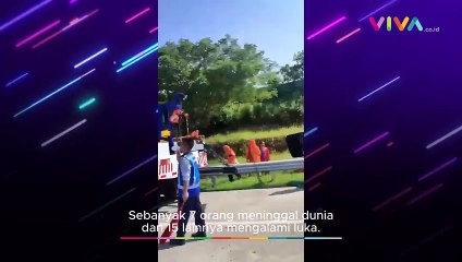 Bus Rosalia Indah Kecelakaan di Tol, 7 Orang Tewas