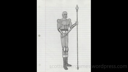 Barbarian Pencil Sketch Video #66 (04-11-2024)