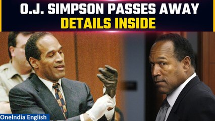 O.J. Simpson, Renowned NFL Star Succumbs to Cancer at the Age of 76| Oneindia News
