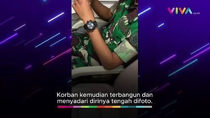 Oknum TNI Diam-diam Foto Penumpang Wanita di Kereta