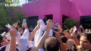 David Beckham en Monterrey; causa tumulto en San Pedro