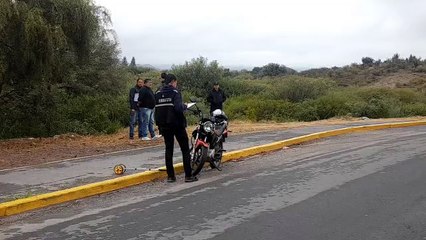 Un motociclista resultó herido tras protagonizar un siniestro vial