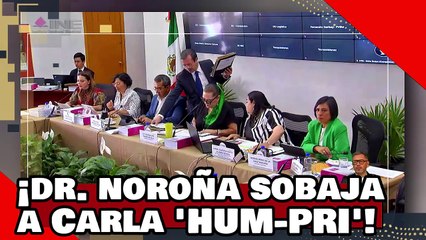 ¡VEAN! ¡El Dr. Noroña humilla a Carla ‘Hum-pri’ por chillar por la austeridad republicana de AMLO!