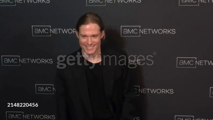Sam Reid & Assad Zaman on the Black Carpet at the 2024 AMC Upfront - Interview with the Vampire (2022) Season 2 Cast - Six Clips Merged Together