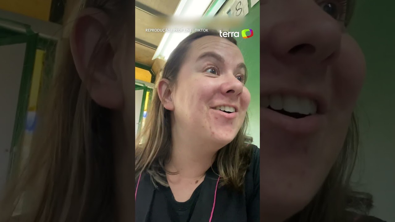 Professora viraliza com respostas criativas e cantorias ‘em inglês’ dos alunos #shorts