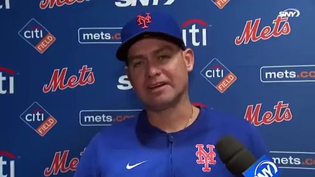 Carlos Mendoza habla de su alineación con los Mets