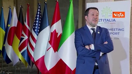 G7 Trasporti, Salvini show all'accoglienza delegazioni: scherza con i giornalisti e con i ministri