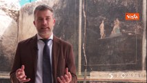 Zuchtriegel spiega il nuovo salone rinvenuto a Pompei con decorazioni ispirate a guerra di Troia