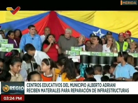 Mérida | Bricomiles suministran materiales a los centros educativos del mcpio. Alberto Adriani
