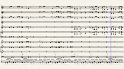 النوتة الموسيقية,,,مع عدد من الالات,,,لرائعةعبد الحليم,,,فوق الشوك مشانى زمانى,,,تدوين ماهر الغمرى