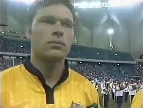 Confederations Cup 1997 Australia vs Brazil (Group A) English commentary (Full match)
