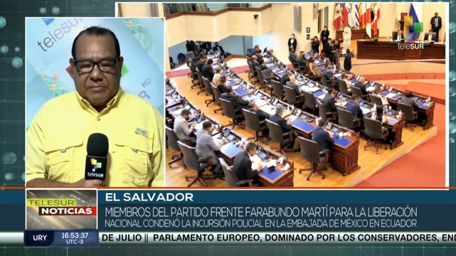 Frente Farabundo Martí de El Salvador condenó el asalto de la embajada mexicana en Ecuador