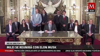 Javier Milei y Elon Musk se reunirán este fin de semana en Texas, EU