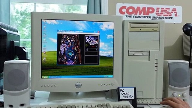 Windows XP in a computer from 2004