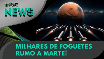 Ao Vivo | Milhares de foguetes rumo a Marte! | 11/04/2024 | #OlharDigital