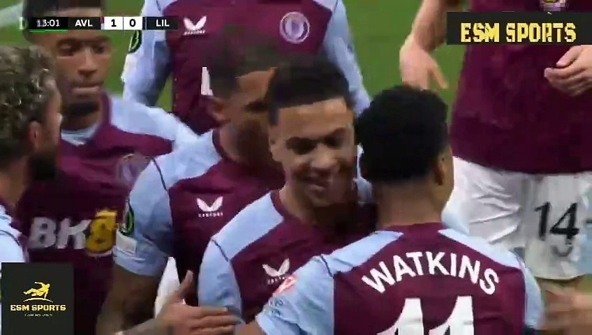 Aston Villa vs LOSC  2-1 Highlights & All Goals 2024