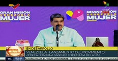 El Presidente Nicolás Maduro lanza la Gran Misión Venezuela Mujer