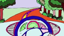 ¿Cuántas ruedas tiene el coche canciones infantiles Yleekids Español