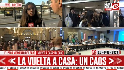 En Constitución, la gente toma las pocas líneas que están funcionando