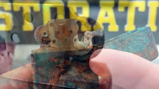 Zippo Lighter Restoration & Making a Wooden Case f