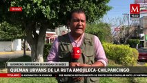 En Guerrero, hombres armados quemaron dos vehículos en Chilpancingo